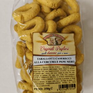 Tarallotti Caserecci Alla Curcuma E Pepe Nero